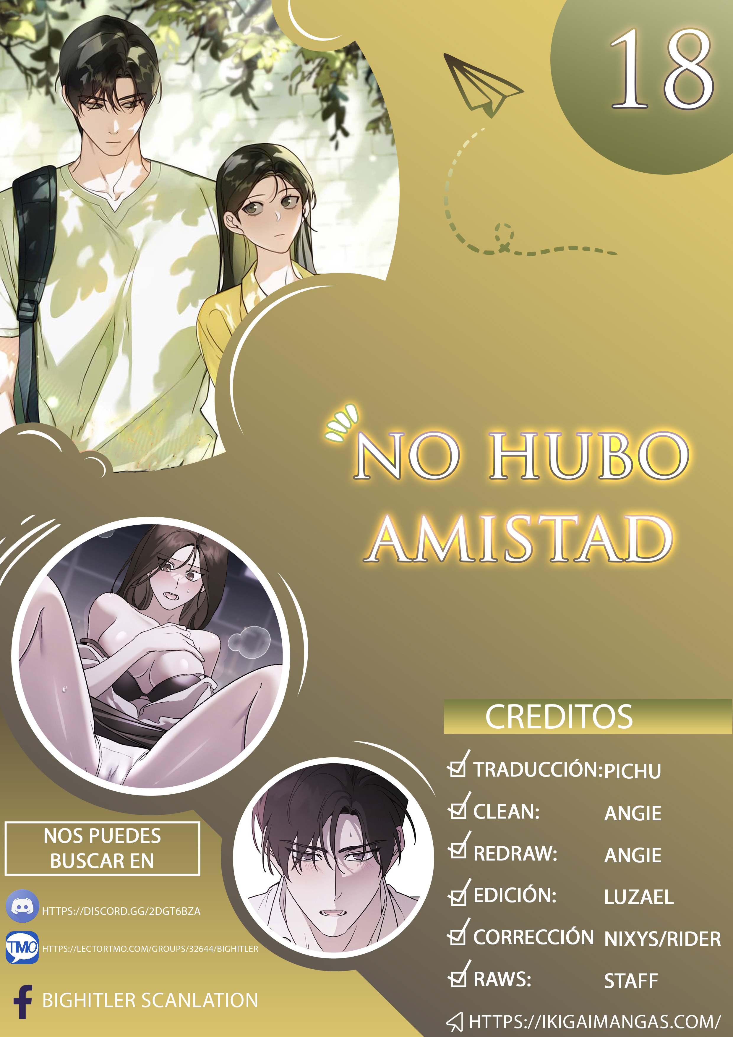 No hubo Amistad - Capítulo 18 - Página 1 - LectorTMOo